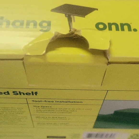 Hang Onn TV Mounted Shelf - Picture 4 of 5